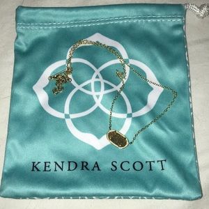 Kendra Scott necklace, gold/bronze